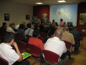 La asamblea se celebró en el Centro de Congresos de Barbastro